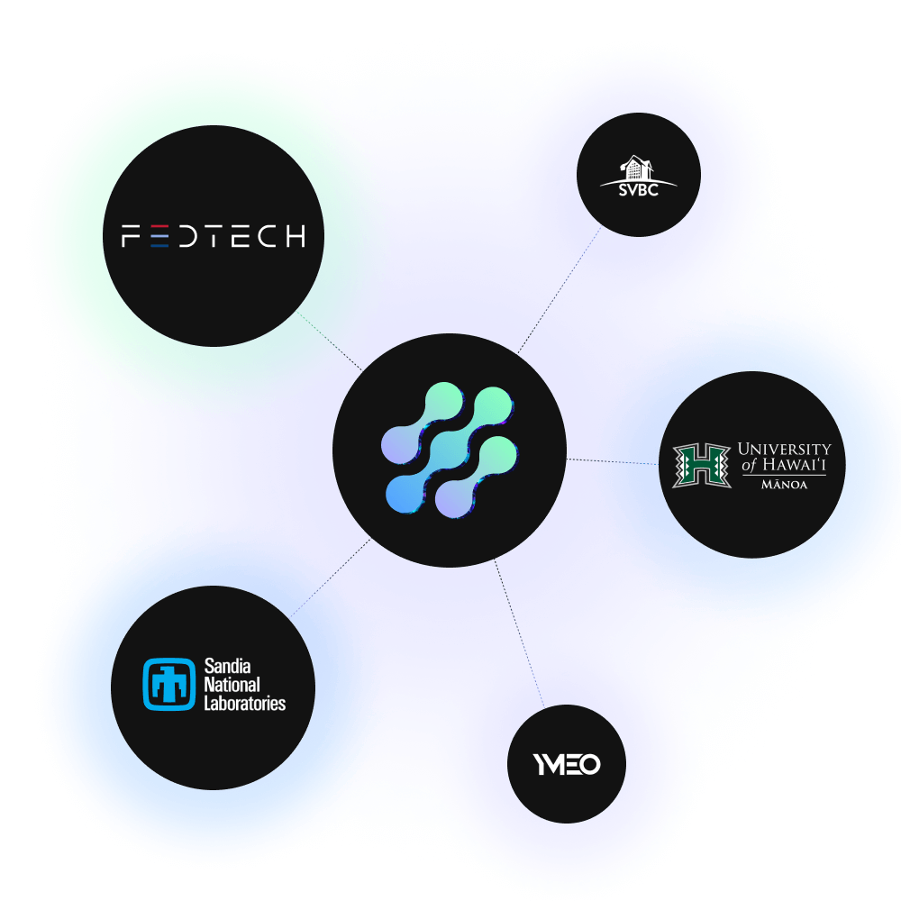 Solid hydrogen partners logos collage